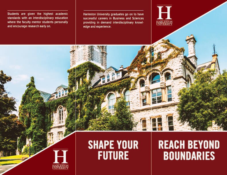 Int University Library - Trifold Prospectus