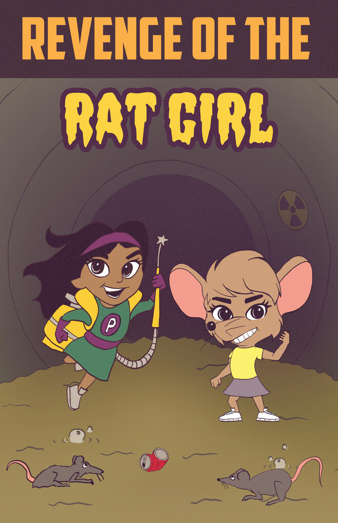 Int Publishing House – Children’s Book Character Concepts (Penny Pest Control by Danielle Sahota | Rat Girl, background, and design by Me)