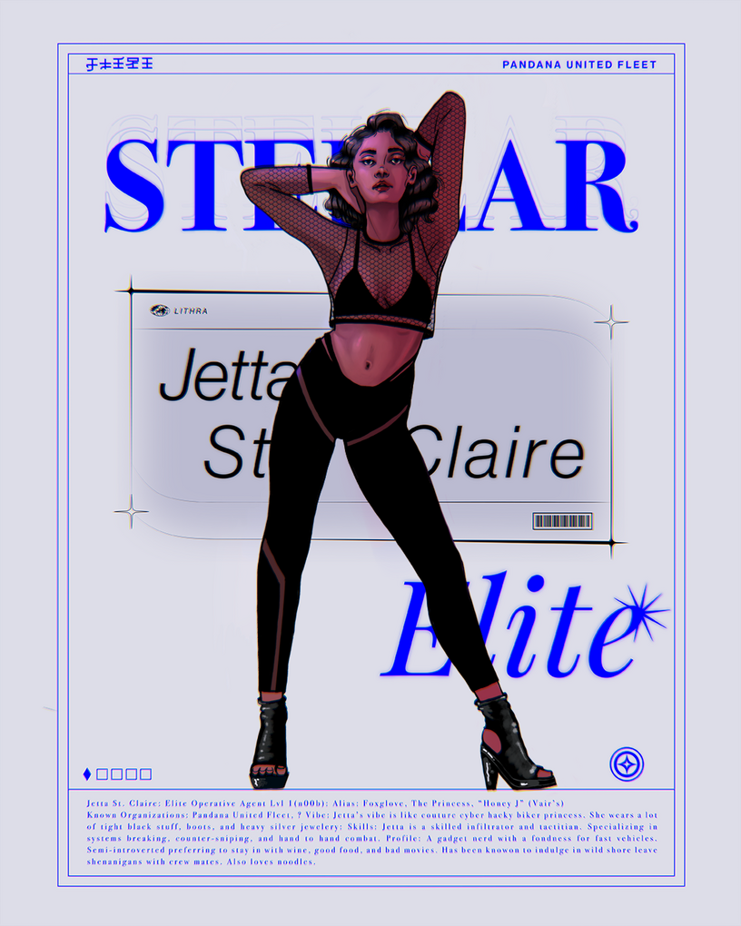 Graphic Poster - Jetta St. Claire - Procreate, Photoshop, Illustrator