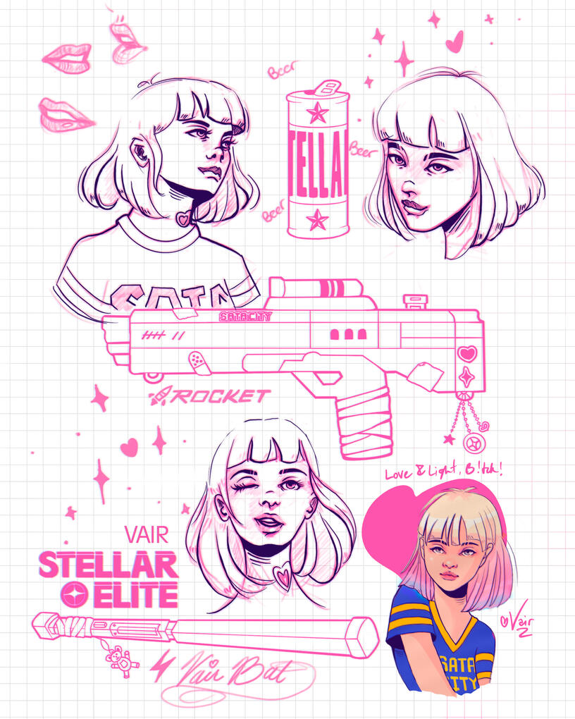 Digital Sketchbook - Vair - Procreate